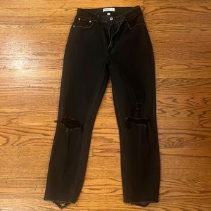 Abercrombie & Fitch The Ankle Straight Ultra High Rise Size 28/6L